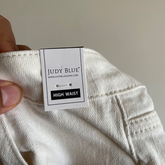 Judy Blue These Are The Days Tulip Hem Button Fly Shorts - Picture 10 of 10